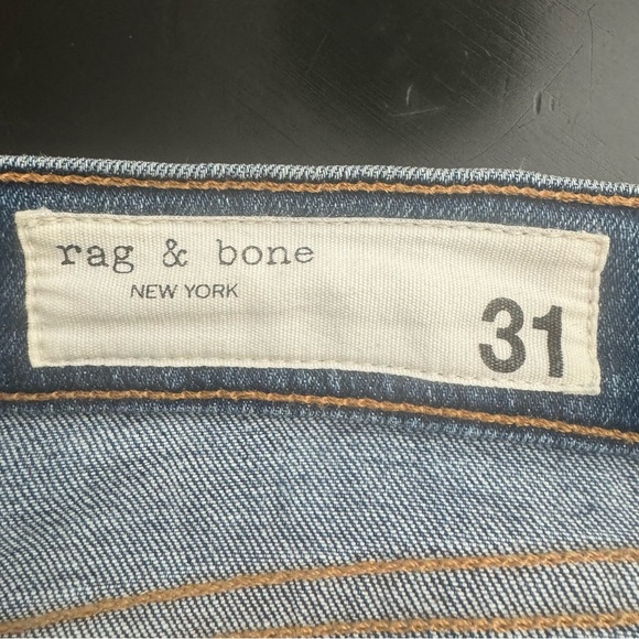 RAG & BONE High Rise Skinny Jeans El Cut Hem  Style: W1532K520ELC - Picture 3 of 16